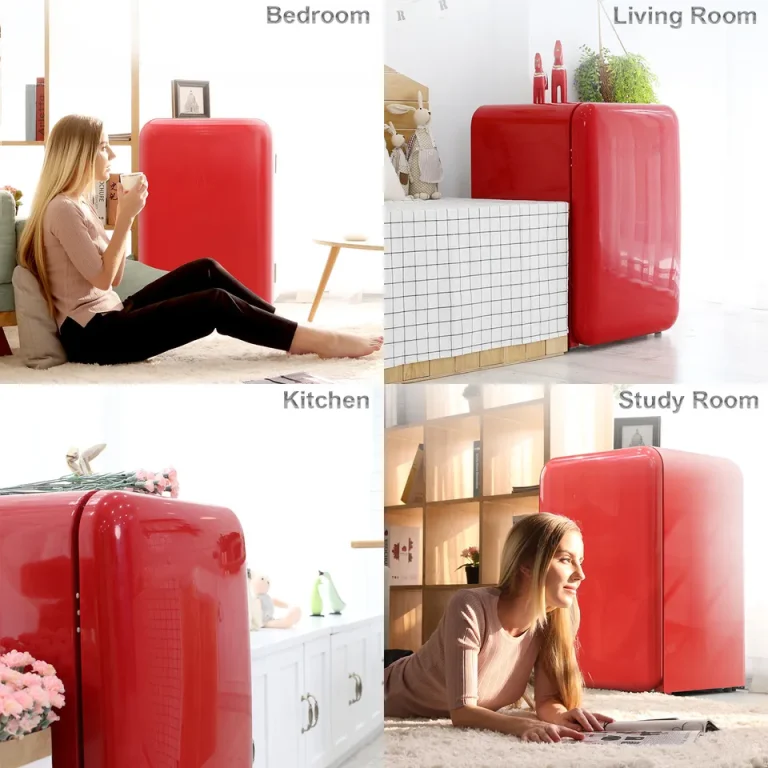 Mini retro Fridge with Freezer box - BCD-112S image3