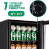 McCool Beverage Refrigerator 4.5 Cu. Ft Fridge Glass Door Temperature Knob SC-128 (5)