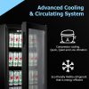 McCool Beverage Refrigerator 4.5 Cu. Ft Fridge Glass Door Temperature Knob SC-128 (7)