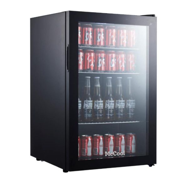 McCool Beverage Refrigerator 4.5 Cu. Ft Fridge Glass Door Temperature Knob SC-128 (9)