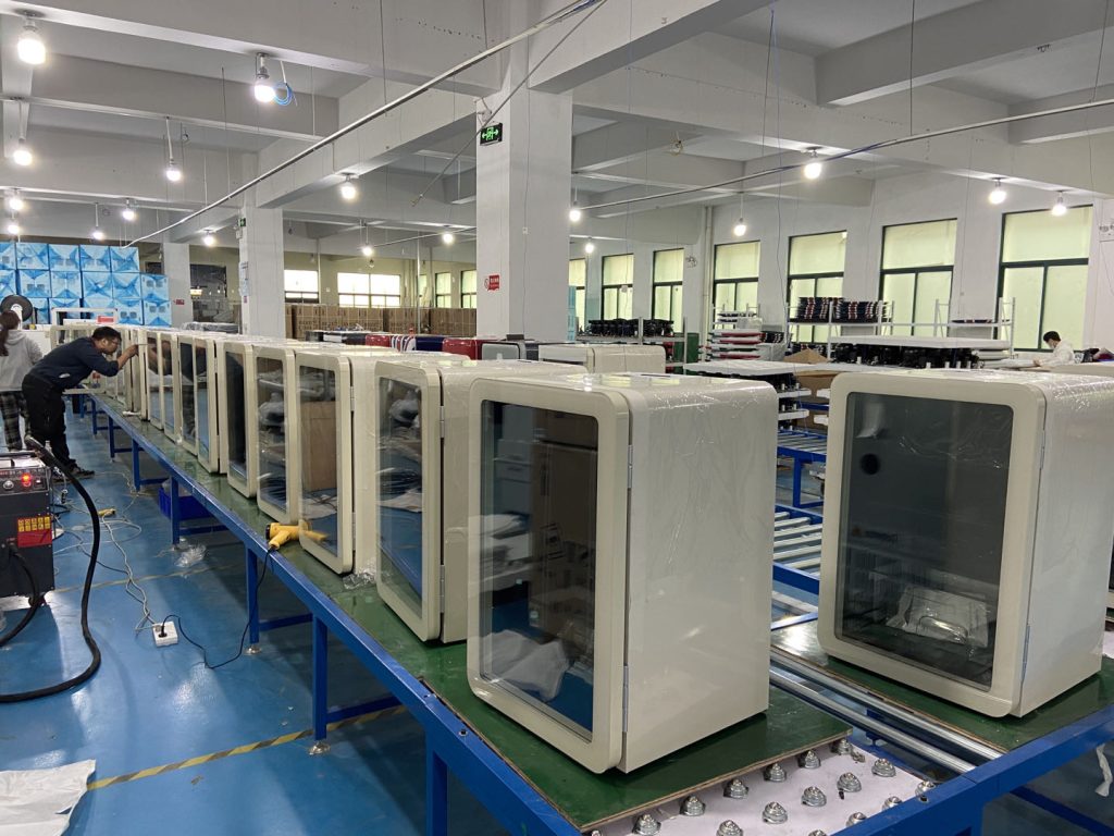McCool Fridge SCD-112S compact refrigerators production line